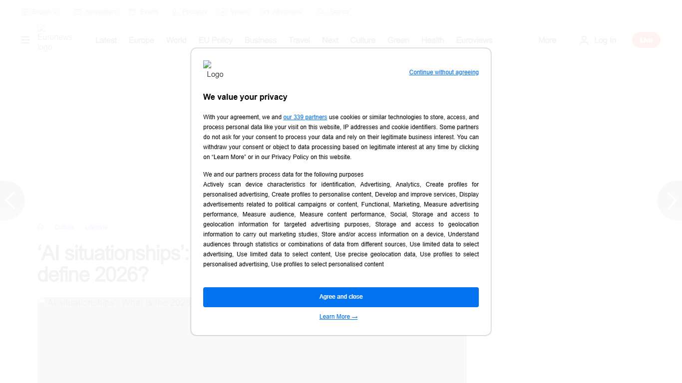 ‘AI situationships’: What is the dating trend set to define 2026? Euronews
